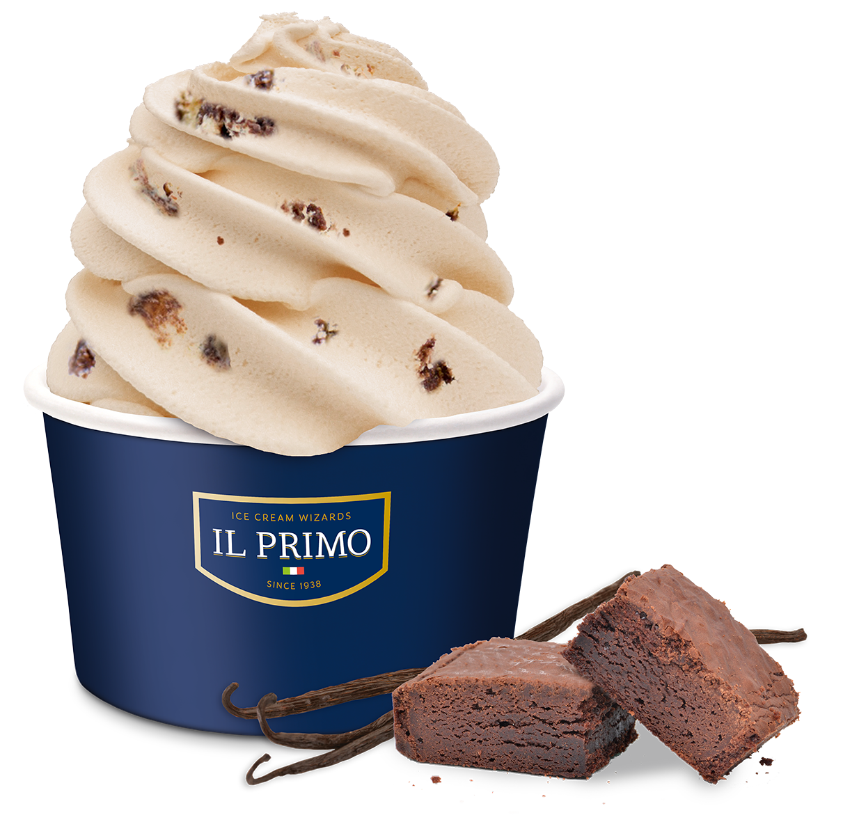 Înghețată Brownie Vanilla Il Primo One Shot