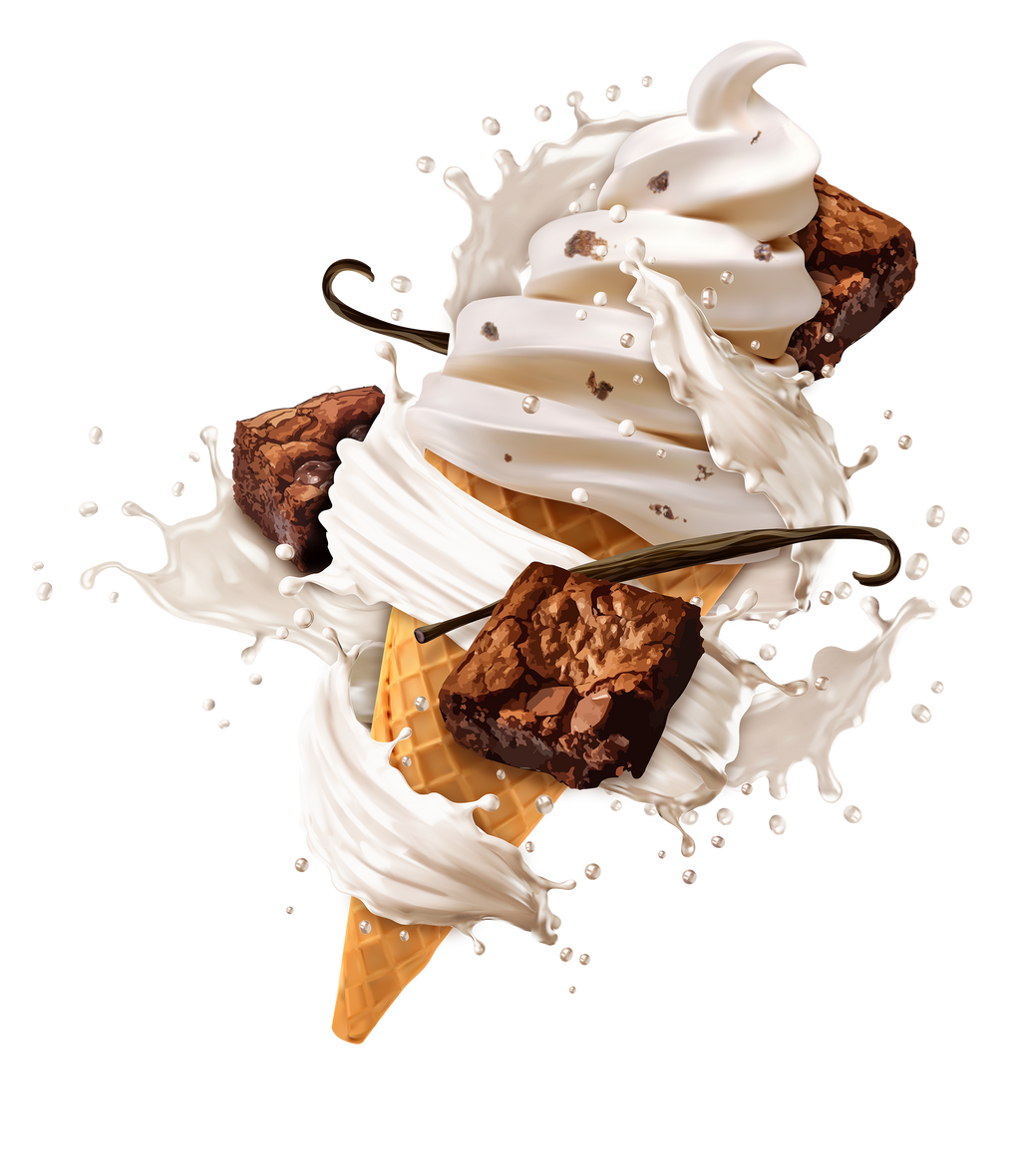 Înghețată Brownie Vanilla Il Primo One Shot