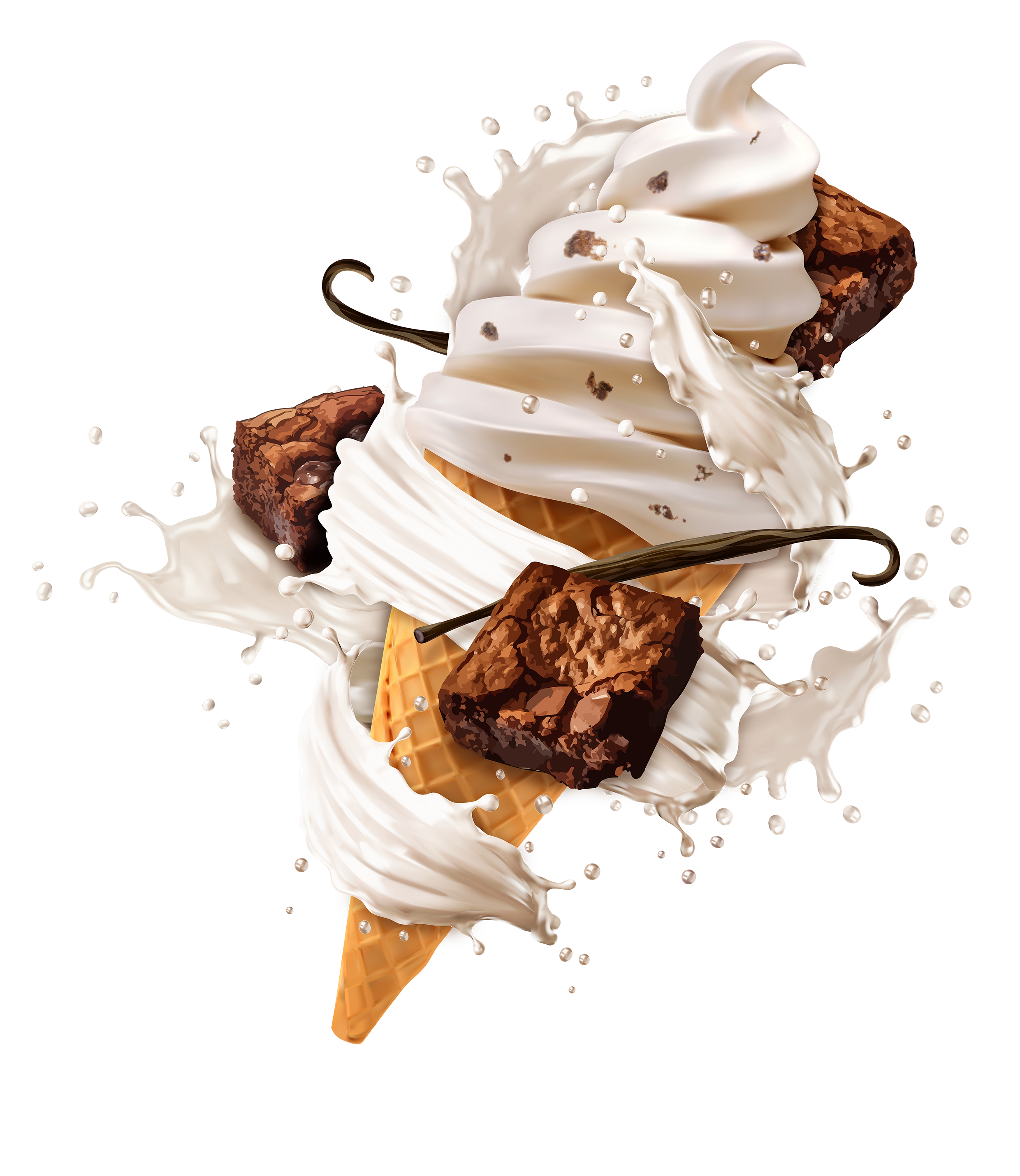 Înghețată Brownie Vanilla Il Primo One Shot