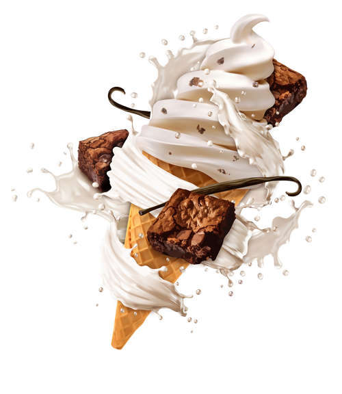 Înghețată Brownie Vanilla Il Primo One Shot