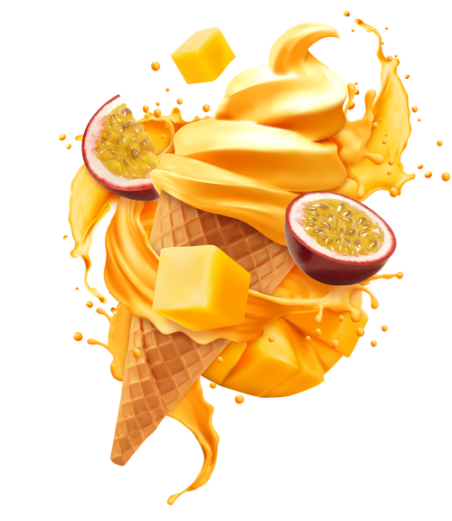 Iaurt inghețat cu Fructul Pasiunii și Mango Il Primo One Shot